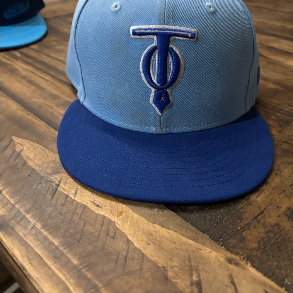 New Era Black and Blue Fitted Cap